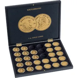 Münzkassette für 30 Krügerrand Goldmünzen (1 oz) in Kapseln