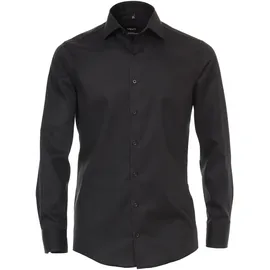 Venti Langarmhemd Schwarz 40