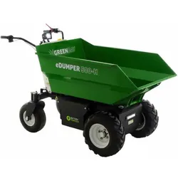 GREENBAY eDUMPER 500-H - Akku-Schubkarre - 48V 32Ah Hydraulische Kippvorrichtung
