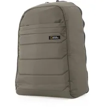 National Geographic Cityrucksack NATIONAL GEOGRAPHIC "Pro", Herren, Gr. B/H/T: 32cm, grün (khaki), Nylon, Rucksäcke Cityrucksack, mit gepolstertem Laptopfach
