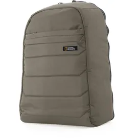 National Geographic Cityrucksack NATIONAL GEOGRAPHIC "Pro", Herren, Gr. B/H/T: 32cm, grün (khaki), Nylon, Rucksäcke Cityrucksack, mit gepolstertem Laptopfach