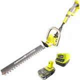 Ryobi OHT1850X-115 18 V ONE+ Akku Heckenschere Long Reach 50 cm + 1x Akku 1,5 Ah + Ladegerät