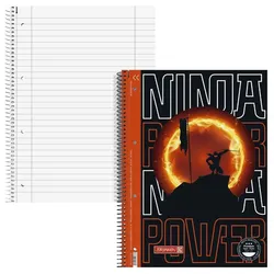Brunnen Collegeblock Ninja Power A4 LIN 27