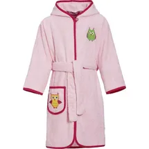 Playshoes Frottee-Bademantel Eule Rosa - 86/92