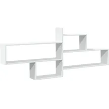 vidaXL Wandregal 167,5 x 18 x 68 cm Weiß