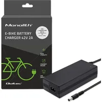Qoltec Akkuladegerät für E-Bike 36V | 42V | 2A | 5.5*2.5