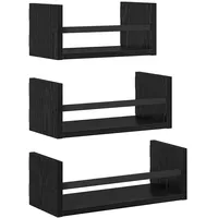 VidaXL Wandregal-Set 3 tlg. 40 x 16 x 14