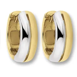 Paar Creolen ONE ELEMENT "Ohrringe Creolen aus 333 Gelbgold", gold, Ohrringe, Damen, Damen, Gelbgold 333, Damen Gold Schmuck