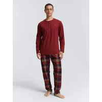 Tom Tailor Pyjama Rhodos in rot-mittel-Karo | Gr.: XL