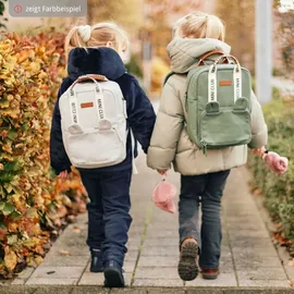 Childhome Kinderrucksack Mini Club, - Signature, Canvas - Grün