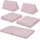 [en.casa] Kindersofa Norhulta 120 x 66 x 46 cm Cord rosa
