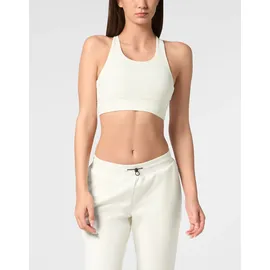 Plein Sport Sporttop, Größe L weiß 01 | white