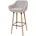 Proregal Oslo mit Lehne 79 cm Creme Grau