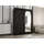Mirjan24 Schwebetürenschrank Selfie 150 x 0 x 0 cm Schwarz