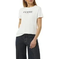 Comma, T-Shirt weiß, 46