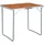 vidaXL Campingtisch Klappbar Braun