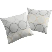 Wirth Kissenbezug Zirbello 50 x 50 cm Grau