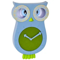 TFA 60.3052.06    blau/grün Lucy Kinder-Pendeluhr  Eule