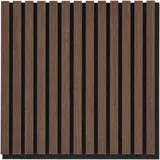 Akustikpaneel, Braun, Holzwerkstoff, 52x52 cm, Tapeten & Wandverkleidungen, Akustikpaneele