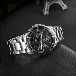Casio MTP Analog Quarz Edelstahl 37 mm MTP-1374D-1