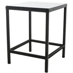 CLP Polyrattan Tisch Alia 5mm schwarz