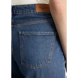 Marc O'Polo Weite Jeans MARC O'POLO DENIM "aus Lyocell-Mix ohne Stretch", Damen, Gr. 29, Länge 34, blau (medium blau), Obermaterial: 80% Lyocell, 20% Baumwolle, unifarben, knöchelfrei, Jeans