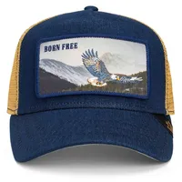 Goorin Bros. Trucker Cap Born Free Navy Dunkelblau, Size:OneSize