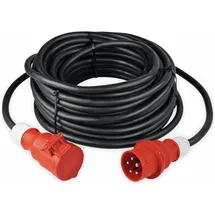 as - Schwabe AS Schwabe 61010 Strom Verlängerungskabel 16A Schwarz 10.00m H07RN-F 5G 2,5mm2