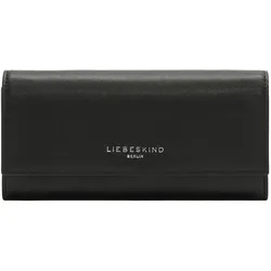 Geldbörse LIEBESKIND BERLIN "Purse WALLETS L SOFT NAPPA", schwarz, Leder, Kleinlederwaren