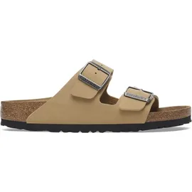 Birkenstock Arizona Birko-Flor Nubuk schmal latte cream 37