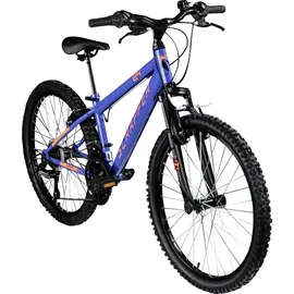 Scrapper Mountainbike XC SPORT 24 2.1 BT 24 Zoll RH 34cm 18-Gang blau orange