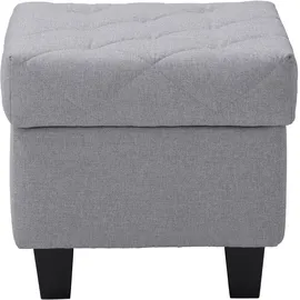 Home Affaire Ohrensessel »Alexandra« incl. Hocker, mit Steppung, in vielen Farben grau