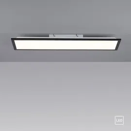 just light. Flat 1 rechteckig schwarz Aluminium