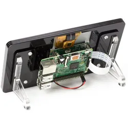 Rahmen für offizielles 7 Raspberry Pi Touchscreen Display - Noir