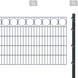 Arvotec ESSENTIAL 100 zum Einbetonieren "Ring" mit Zierleiste, (Set, 13-St), Zaunhöhe 100 cm, Zaunlänge 2 - 60 m
