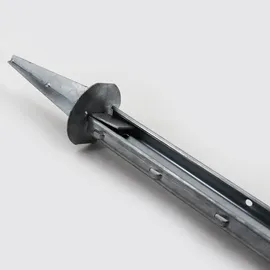 Aquagart Wildzaun 7 Eck-Strebensets Z-Profil  grau/verzinkt