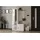WFL GROUP Garderobenschrank Talia 100 x 180,5 x 35 cm Weiß
