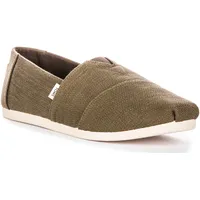 TOMS Herren Alpargata Flacher Slipper, Canteen Refibra, 43 EU