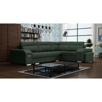 JVmoebel Ecksofa Wohnlandschaft Ecksofa Bettkasten Schlafsofa Sofa Polstersofa Eck, Mit Bettfunktion grün