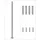 Songmics Seitenmarkise 152 x 11,5 cm grau Stahl