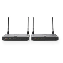 Nedis VTRA3470AT, AV-Sender & -Empfänger, 100 m, Verkabelt & Kabellos, Anthrazit
