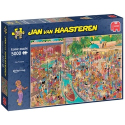 Jumbo Spiele Puzzle Jan van Haasteren Fata Morgana Efteling Puzzle, 5000 Puzzleteile, Made in Europe bunt
