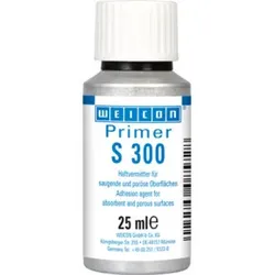 WEICON Primer S 300, Haftvermittler für saugende und poröse Oberflächen, 25 ml, gelblich, transparent