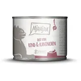 MjAMjAM – DUO 200g MjAMjAM Katze 6x200g DUO Rind und Kaninchen mit Möhre