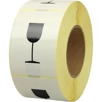 TransPak Etiketten m.Anhängeöse Maße 65x130mm Qualität 190g/qm altweiß