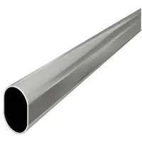 MS Beschläge Ovale Kleiderstange 30 x 15 mm 1,00 m