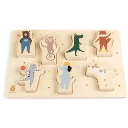 Sebra - Puzzle aus Holz, Toes / Builders