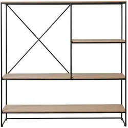 Fritz Hansen - Planner Regal medium, Eiche / schwarz