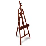 Artina Staffelei Holz Groß Barcelona 1 St. 120 cm - 225 cm braun