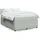 vidaXL Boxspringbett 180 x 200 cm Hellgrau